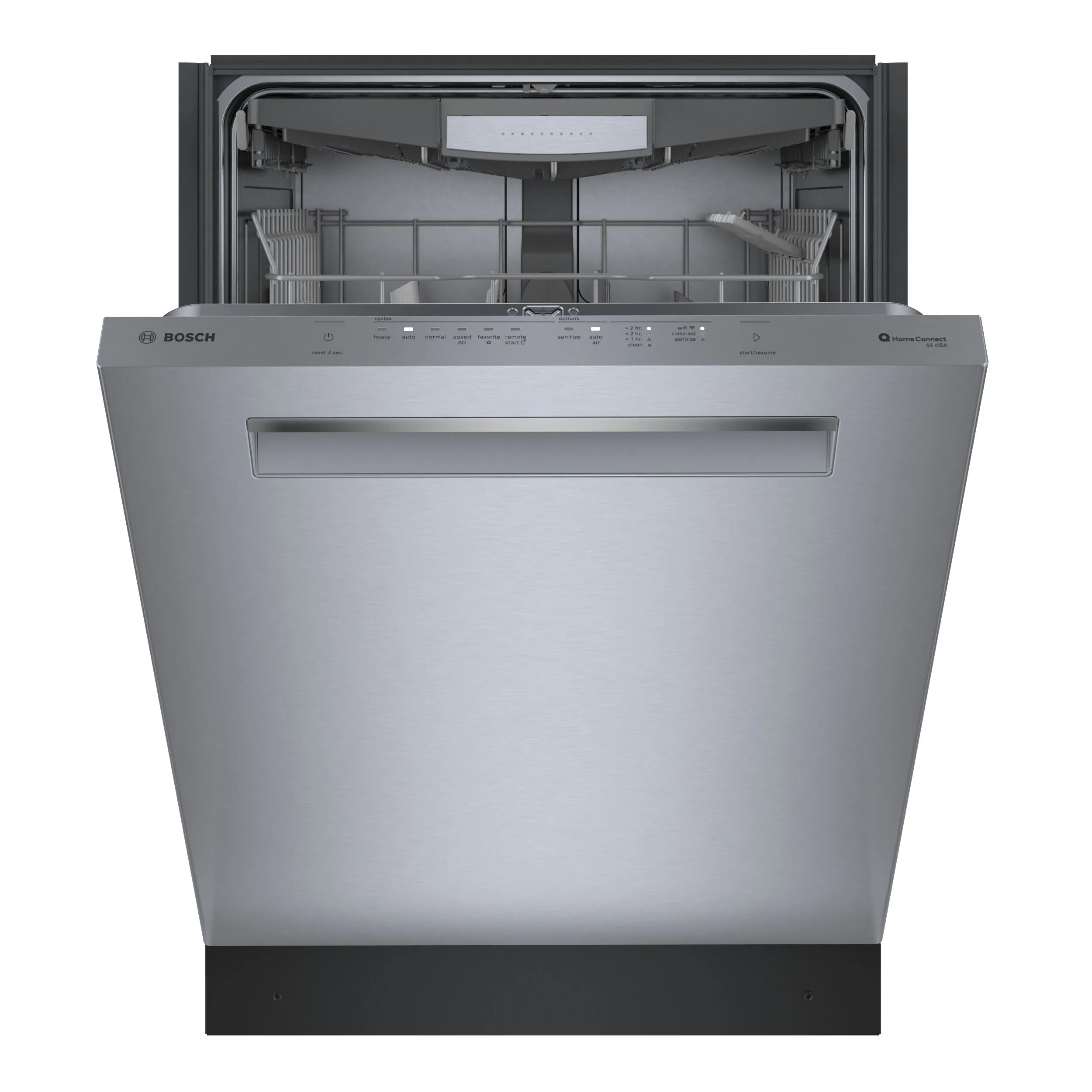 Bosch 500 Series 24-inch built-in dishwasher, stainless steel