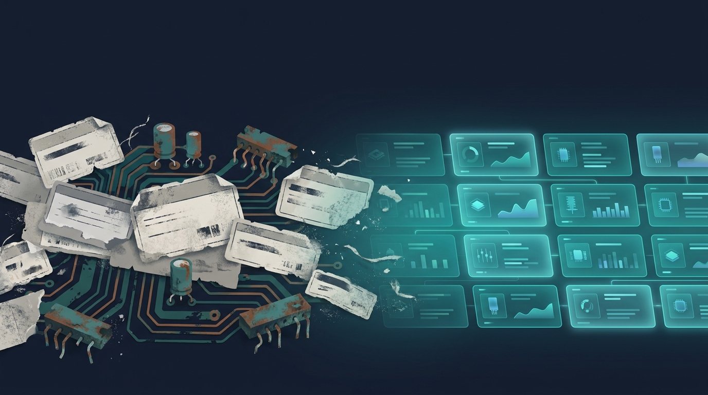 How electronic components buyers search now — and why your catalog isn't the answer