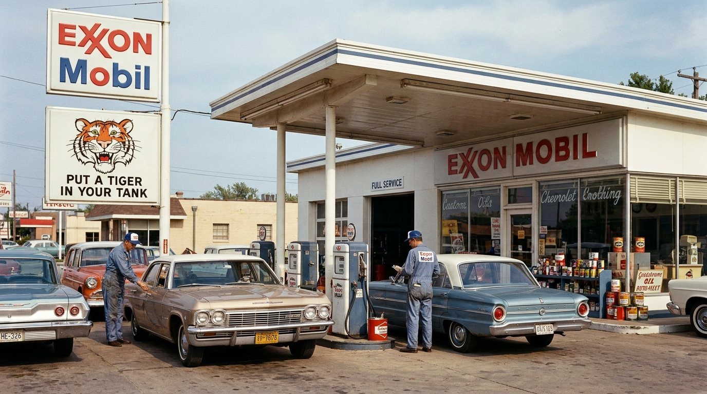 How Exxon Mobil Turned Gas Stations Into a Retail Empire