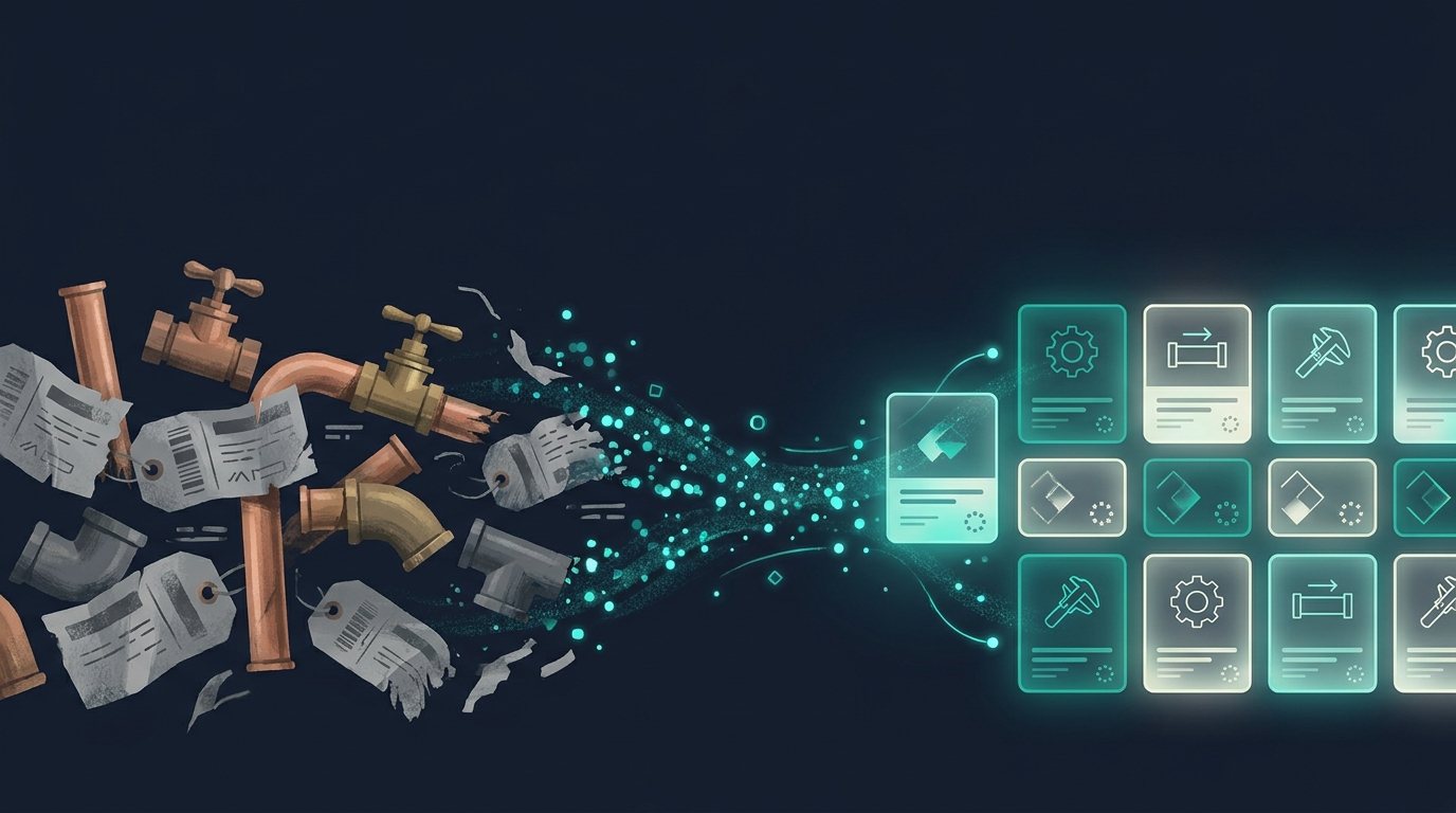 What messy product data actually costs Plumbing & PVF distributors