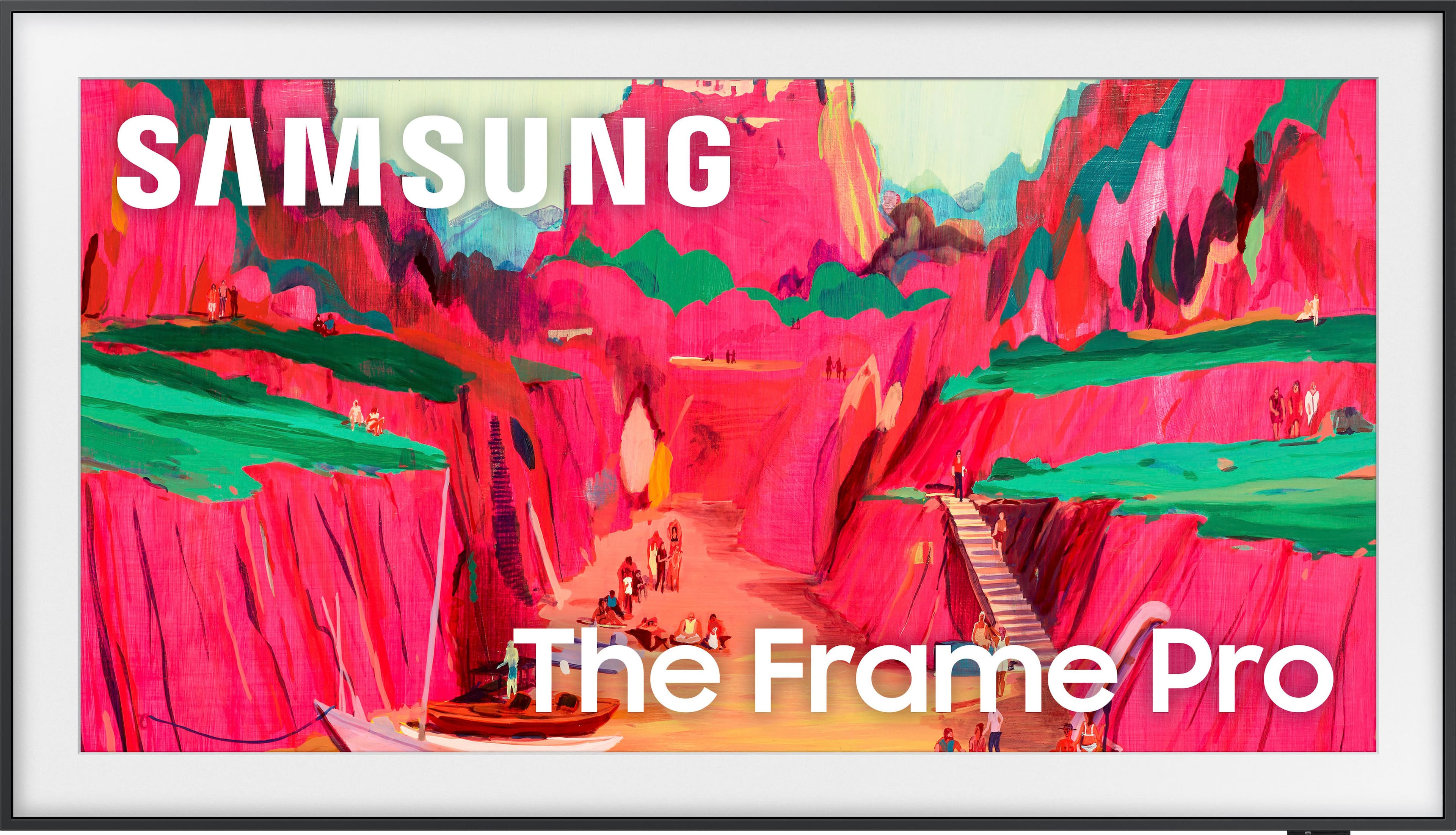 Samsung 85-inch The Frame Pro LS03FW Neo QLED 4K TV in Art Mode